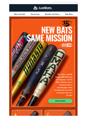 JustBats - The 2026 Louisville Slugger BBCOR Lineup Is LIVE 💥