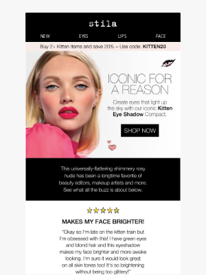 Save 20% on the Iconic Shade