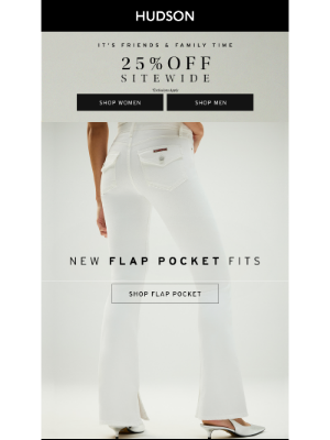 Hudson Jeans - 3 Words: Flap. Pocket. Jeans.