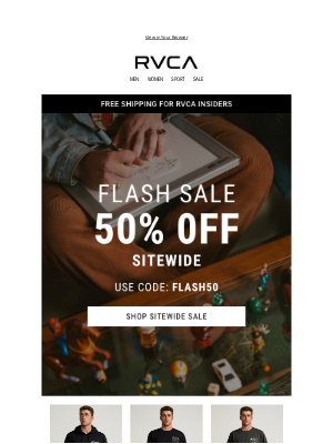 RVCA - FLASH SALE