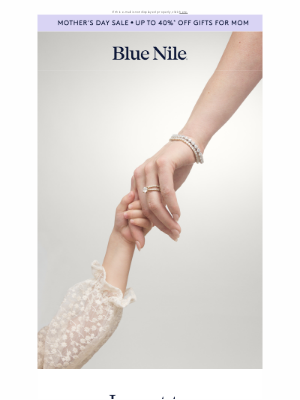 Blue Nile - Save Up to 40% on Tennis Bracelets for Mom