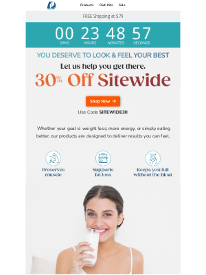 Diet Direct - Ends Tonight: 30% OFF to Look & Feel Your Best ✨