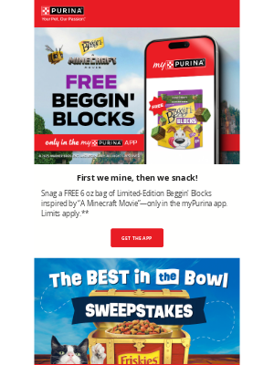 Purina - 🎁 EXCLUSIVE treat + a Friskies Sweeps!