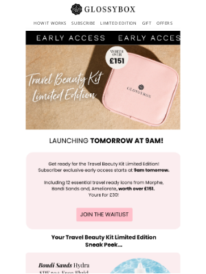 GlossyBox (United Kingdom) - Get VIP access before its too late