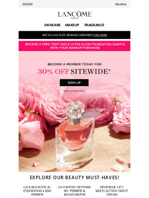 Lancome - Members Day Ends Tonight | Stock Up Now!