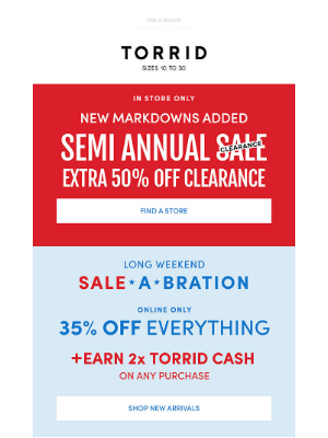 Torrid - New month, NEW DROP, dozens of styles just in!