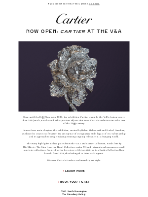 Cartier - Now open: Cartier at the V&A