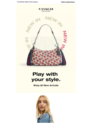 Coach Outlet - Meet our most playful new arrivals.