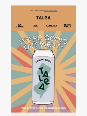 Talea Beer Co. - We're Hitting the Road: Now Available in NJ & on Uber Eats! 🚗