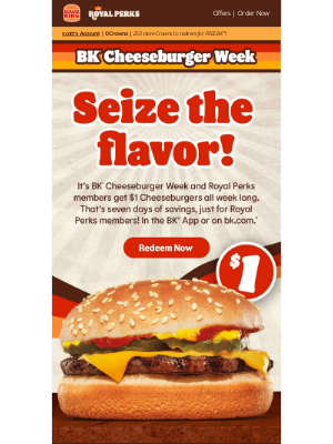 Burger King - 🍔 BK Cheeseburger Week is ON! 🍔