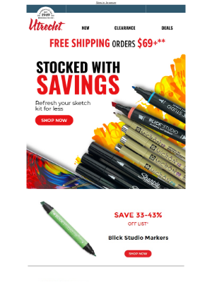Utrecht Art Supplies - Always Ready to Draw? ✋