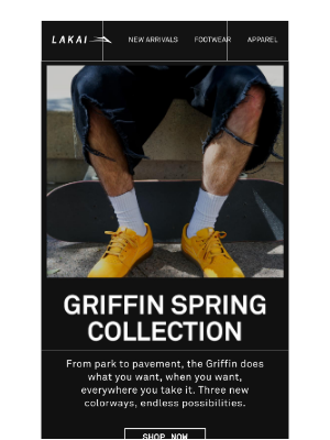 Lakai Footwear - From Park to Paveway, The Griffin Does What You Want