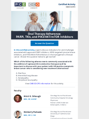 Clinical Care Options - Targeted Therapies in Breast Cancer: Expert-Led Review