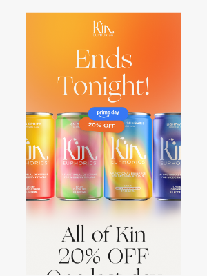 Kin Euphorics - Last chance to save 20% on Amazon