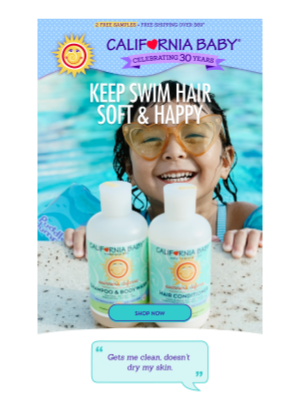 California Baby - Rescue Hair From Chlorine Damage