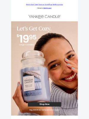 The Yankee Candle Company - TGIF: $19.95 Candles + 5/$25 Extras