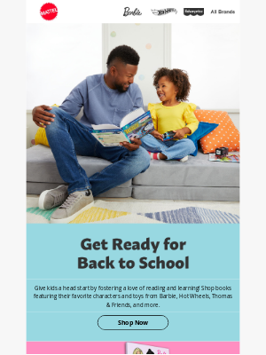 Mattel - Great Books for Back-to-School Season!