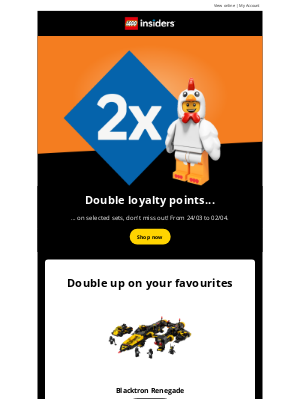 LEGO (United Kingdom) - Double up on your favourites