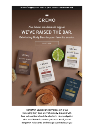 Cremo - Get in a lather