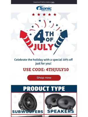 Happy 4th of July! Exclusive coupon code inside!