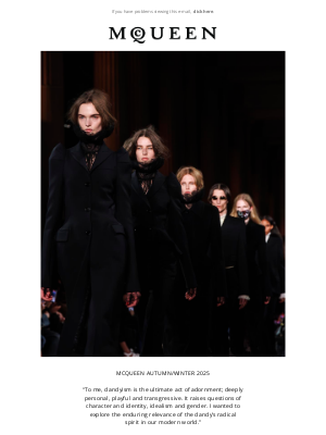 Alexander McQueen - McQueen Autumn/Winter 2025