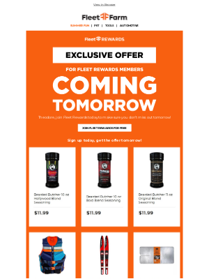 Mills E-Commerce Enterprises Inc. - Rewards Members save MORE starting tomorrow!