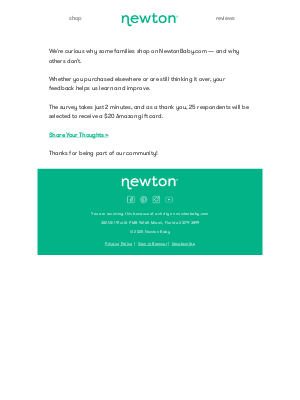 Newton Baby - Mind Sharing Your Thoughts?