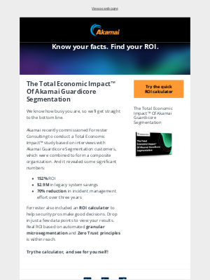 Akamai Technologies - TEI study shows microsegmentation ROI