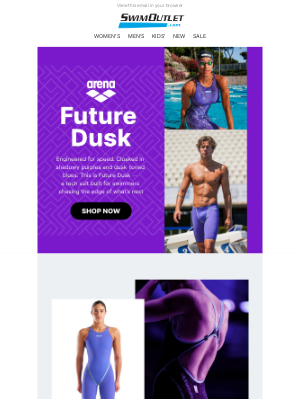 SwimOutlet - NEW: Arena Tech Suits in Future Dusk 💜⚡
