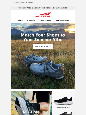 Altra Running - What color is your summer aura? ✨