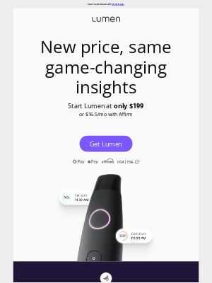 Lumen - Just launched: Lumen for only $199