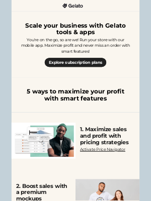 Gelato - Scale your store with effective tools