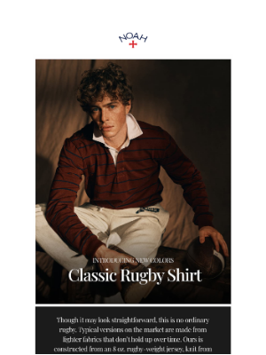 Noah - New Colors in the Classic Rugby