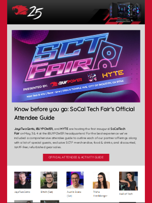 iBUYPOWER - 💡 Know before you go: SoCal Tech Fair's Official Attendee Guide