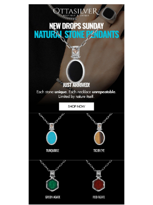 Ottasilver - JUST DROPPED: Natural Stone Necklaces (Limited Stock)