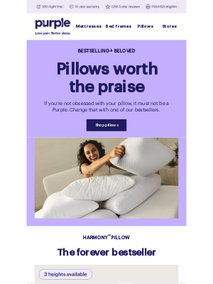 Purple - Step 1 to better sleep...