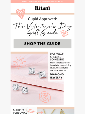 Ritani - Your Guide to Valentine's Day 🤍 Plus, a FREE Gift for You 🌟