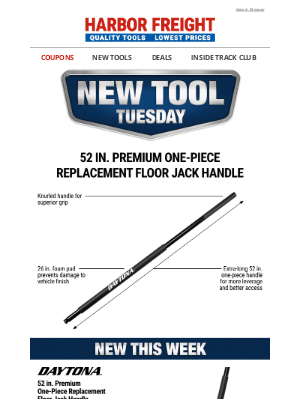 Harbor Freight - NEW PRODUCT ALERT