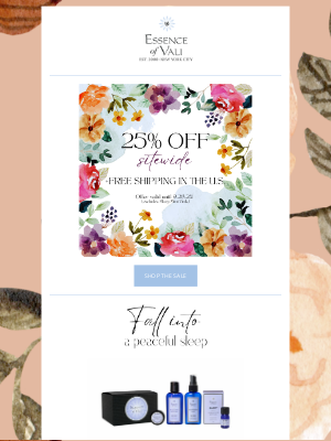 Essence of Vali - 25% OFF SITEWIDE + FREE SHIPPING IN THE U.S.