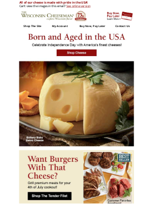 Wisconsin Cheeseman - Celebrate the 4th with Real American Cheese