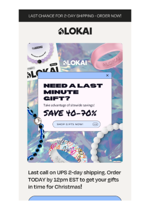 Lokai - Still Time to Shop! Order by 12pm EST for 2-day delivery