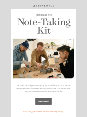 Grovemade Notetaking Kit