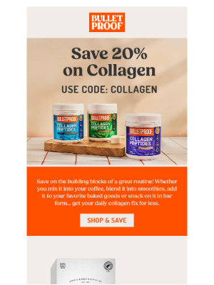 BULLETPROOF Inc - Save 20% On COLLAGEN