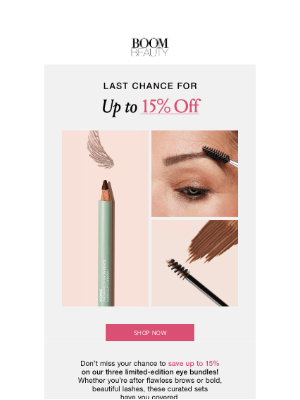 BOOM by Cindy Joseph - Last call to save on eye essentials