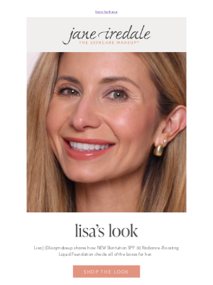 jane iredale - Get Lisa J's radiant look