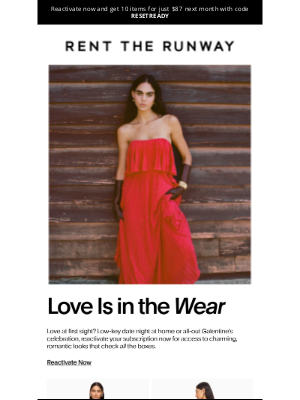 Rent the Runway - Love Is In The Wear