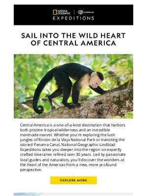Lindblad Expeditions - Central America Up Close: From Epic National Parks to the Panama Canal