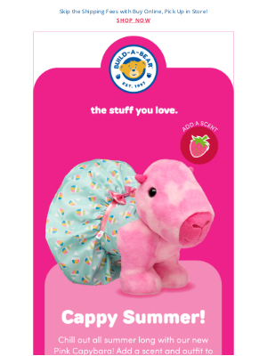 Build-A-Bear Workshop - Think Pink with Our NEW Capybara! 💓