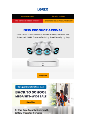 Lorex Technology - New Arrivals & Shop Back to School Sale!