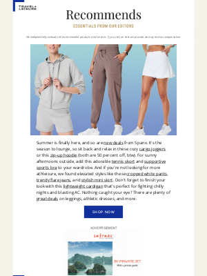 Travel + Leisure - PSA: Spanx Just Dropped New Summer Styles Up to 55% Off